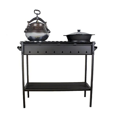 Купить Мангал 3 мм с кольцом под казан и решеткой  в Нижнем Новгороде