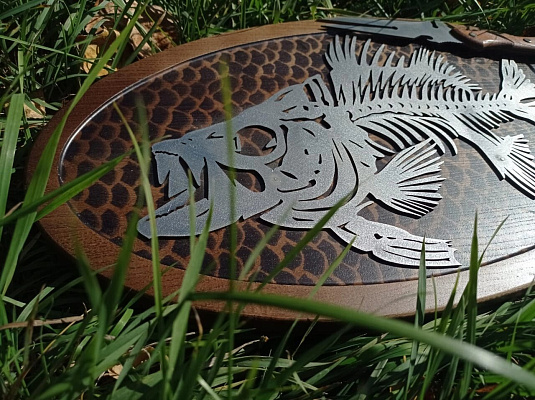 Подставка под горячее "Злая рыба"