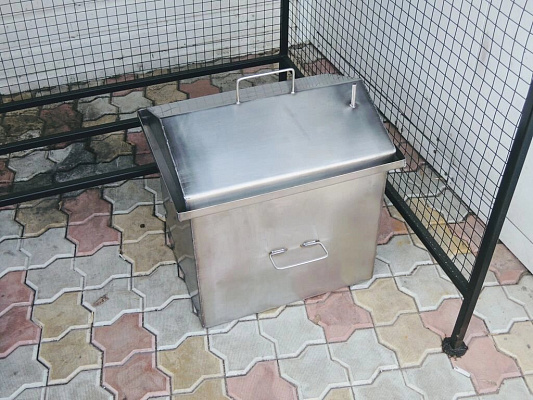 Коптильня домиком 450*300*200