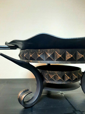 Подставка кованая под садж "Пирамида"