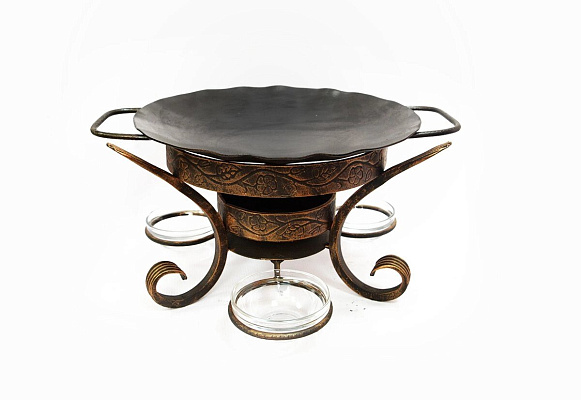 Подставка кованая под садж "Премиум" с соусницами