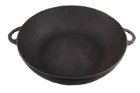 Сковорода-жаровня 400х90 (Ситон) с чугунными ручками-ушками