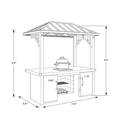 Купить Мангальная зона на заказ в Нижнем Новгороде