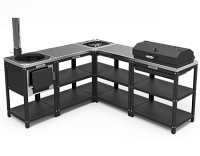 Барбекю комплекс угловой №1 (модульная мебель)