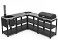 Барбекю комплекс угловой №1 (модульная мебель)