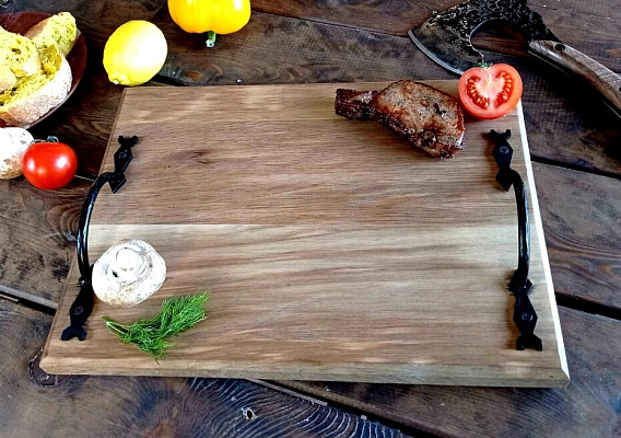 Доска для подачи с ручками, Граб, 4*30*40 см