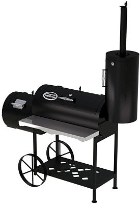 Гриль - Смокер "Паровоз XXL", 5 мм, левосторонний