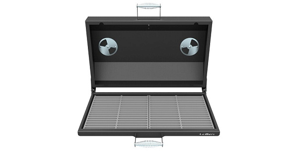 Купить Мангал с крышей печь-гриль Искандер «Инклайн Эйр-360» NEW  (с чугунной решёткой-гриль) в Нижнем Новгороде