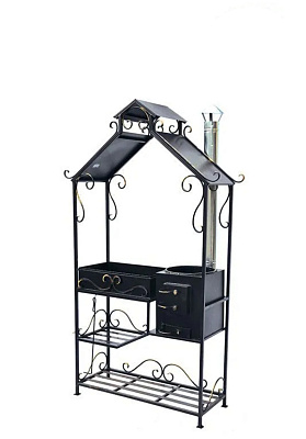 Купить Мангал с крышей и печкой "Имение Люкс" в Нижнем Новгороде