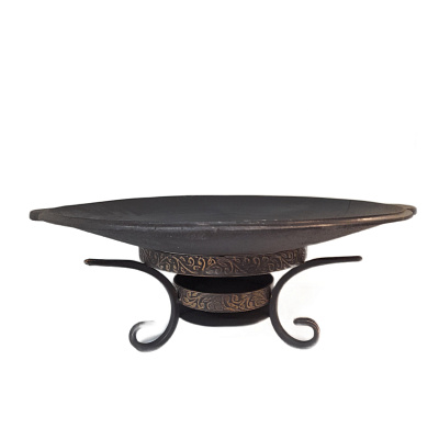 Садж чугунный 50 см с подставкой "Шелковый путь"