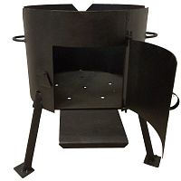 Печь для казана 8 л с дверцей