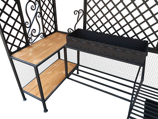 Купить Мангал-беседка с крышей в Нижнем Новгороде