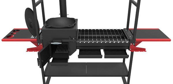 Купить Печь-мангал с крышей Искандер 400 "Инклайн Эйр" в Нижнем Новгороде