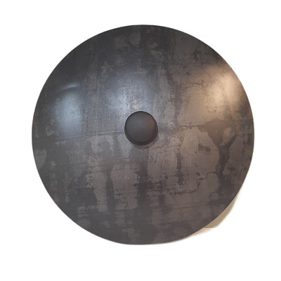 Садж 40 см стальной с крышкой и подставкой "Пирамида"