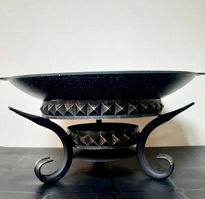 Подставка кованая под садж "Пирамида"