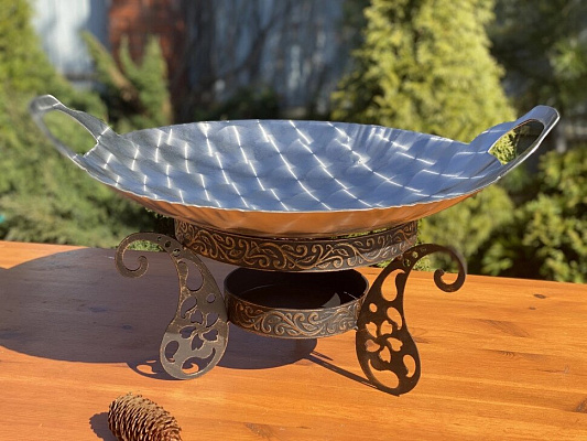 Садж 40 см Нержавейка 3D