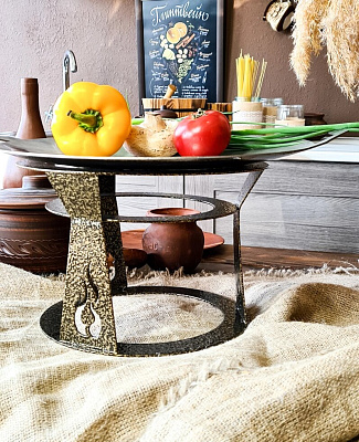 Подставка под садж Простая с тарелочкой