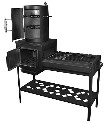 Купить Мангал + коптильня + печь для казана "Профи" + гриль в Нижнем Новгороде
