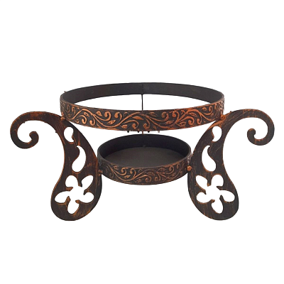 Садж чугунный 40 см с подставкой "Турция"