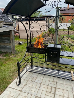 Купить Мангал с крышей и печкой "Витос" в Нижнем Новгороде