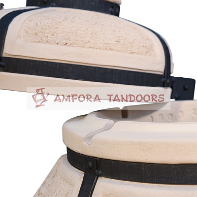 Купить Тандыр Поручик с поворотной крышкой и термометром Амфора) в Нижнем Новгороде