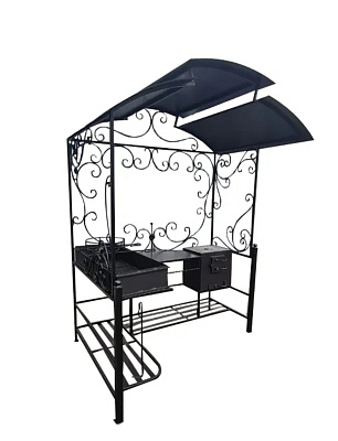 Купить Мангал с крышей и печкой (Угловой N1) в Нижнем Новгороде