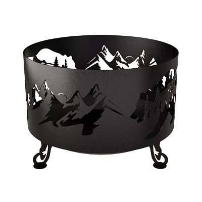 Костровая чаша "Медведь", 3 мм