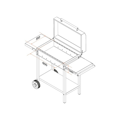 Купить Гриль-мангал с крышкой Gratar МАН 203 в Нижнем Новгороде