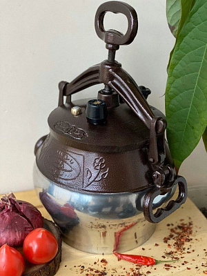 Афганский казан 12 л комби-никель с ручками (Rashko Baba)