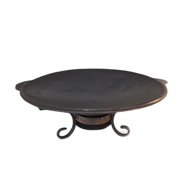 Садж чугунный 50 см с подставкой "Шелковый путь"