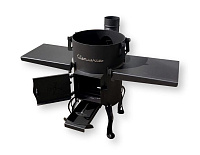 Печь Светлячок для казана   8-10 л с боковыми полочками