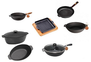 Сковороды чугунные