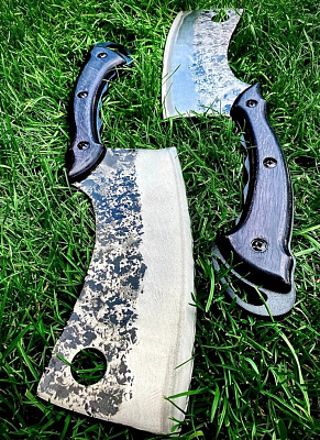 Нож-тяпка КАШАЛОТ, с чехлом