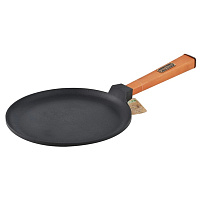 Сковорода чугунная для блинов 240х15 мм "Оптима" (Brizoll)