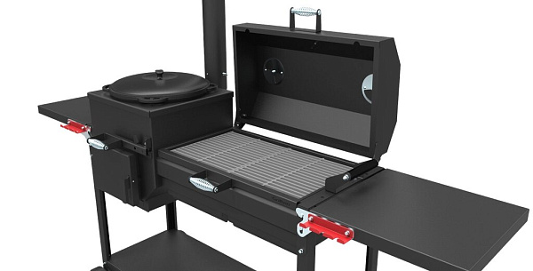 Купить Крышка-гриль для печь-мангала Искандер-360 (с чугунной решеткой-гриль) в Нижнем Новгороде