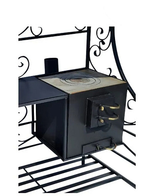 Купить Угловой мангал с крышей в Нижнем Новгороде