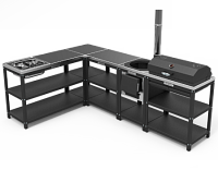 Барбекю комплекс угловой №2 (модульная мебель)