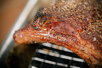 Чалагач – зажаренные на углях куски свинины на ребре