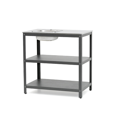 Стол металлический с мойкой Patio (Gratar)